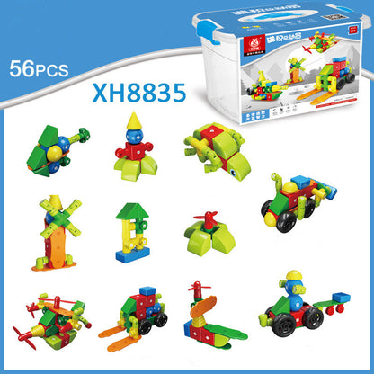 Pure Magnetic Building Blocks Assembling Toys Large Particles