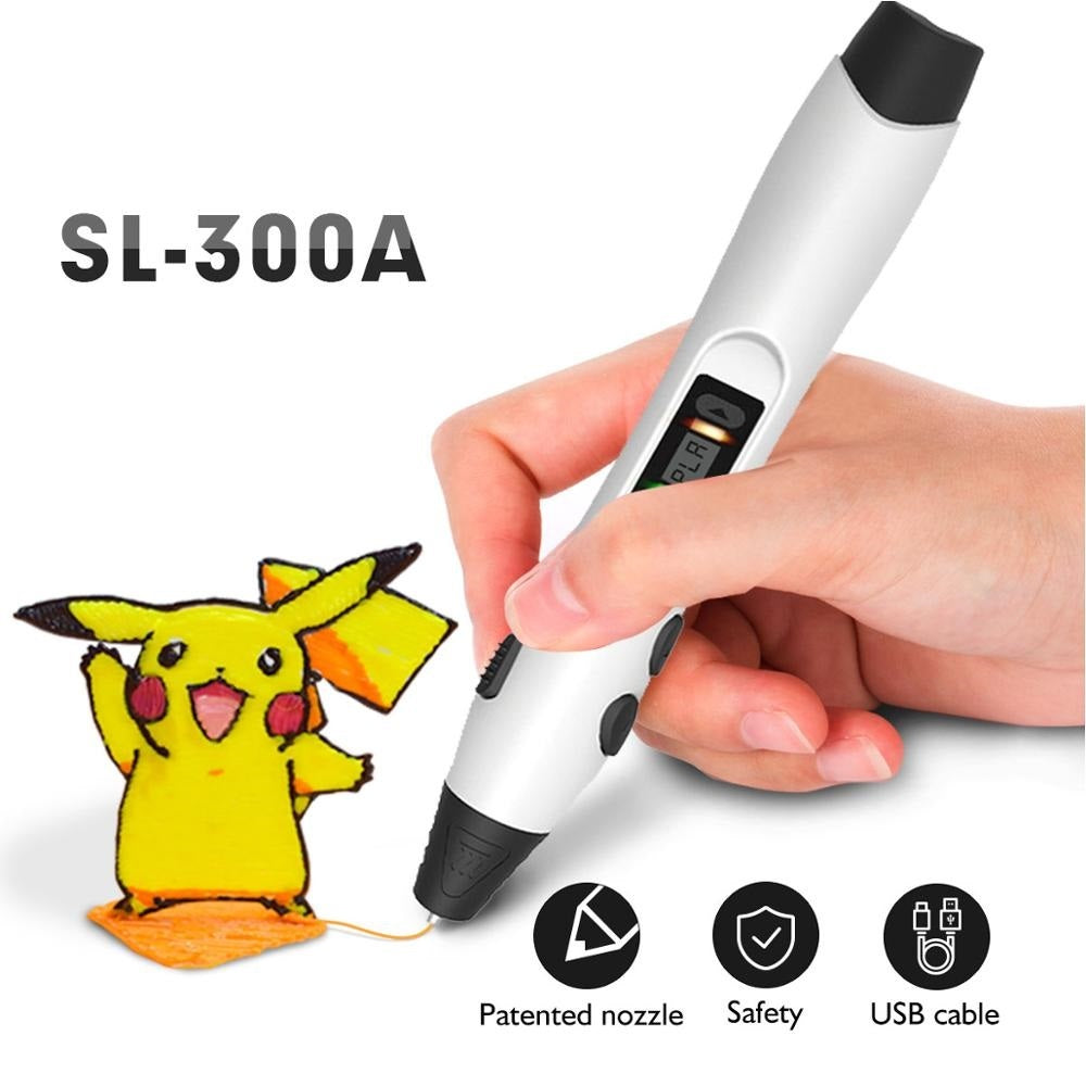 SUNLU 3D Pen SL 300A 3D Printing Pen Support Drawing Set
