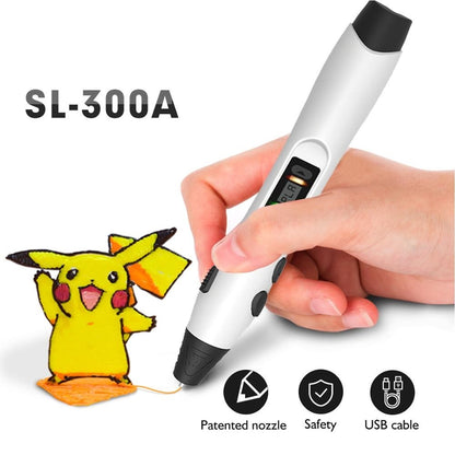 SUNLU 3D Pen SL 300A 3D Printing Pen Support Drawing Set