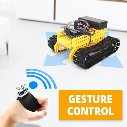 Tank Graphical Programming C DIY Smart Robot Car For CH340