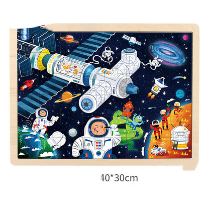 New Year Puzzle Color Box Boys And Girls Baby Kindergarten Toys Gifts 3