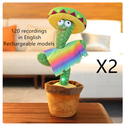 Cactus Plush Toy Electronic Shake Dancing Toy With The Song