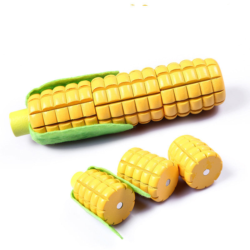 Fruits Carefully, Children's Wooden Toys, Play House Magnetic Cut Toys