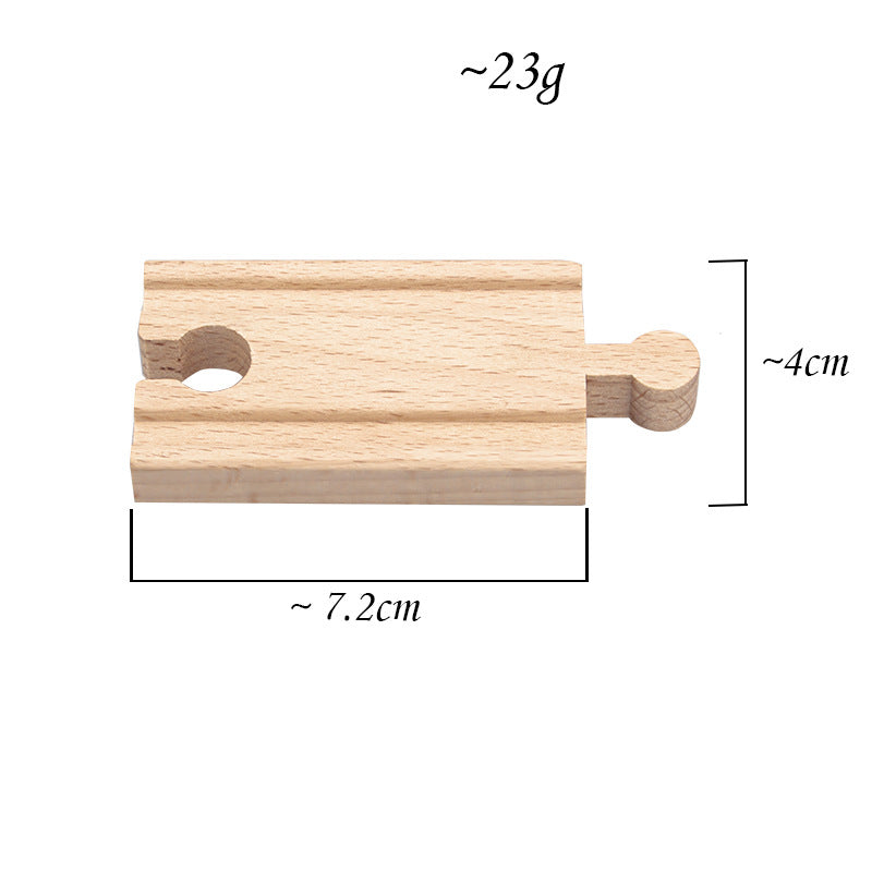 Beech Wood Track Train Toy Assembled