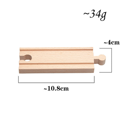 Beech Wood Track Train Toy Assembled