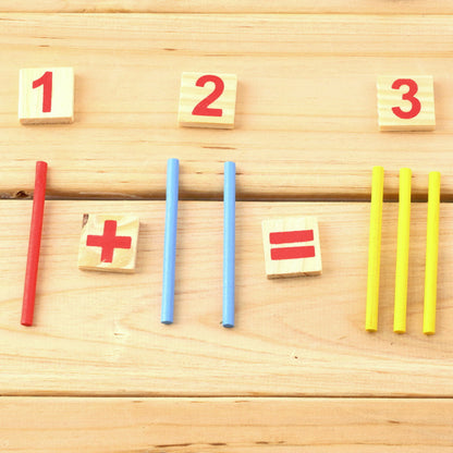 Math Manipulatives Wooden Counting Sticks Intelligence Math