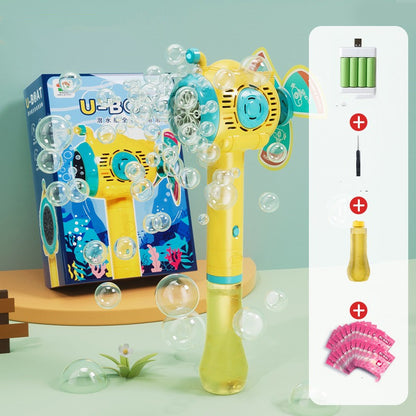 Fashion Personality Bubble Blowing Machine Toys