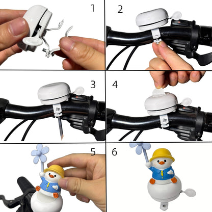 Bike Bell With Wind Spinners For Kids