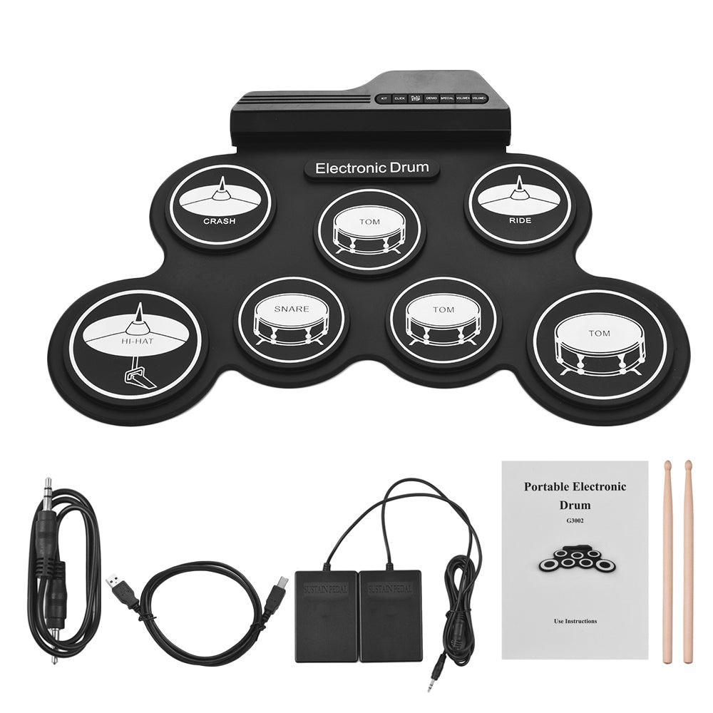 USB hand roll electronic drum