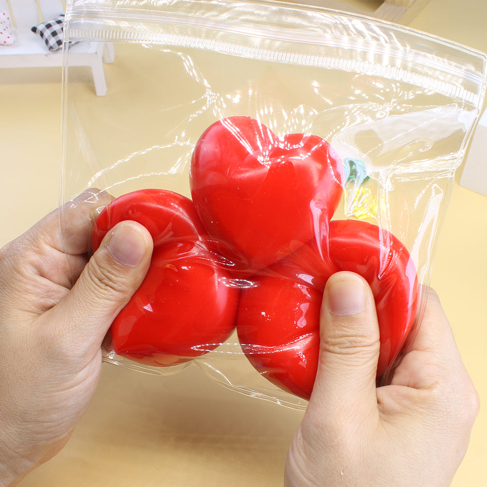 3 Sets Of Heart Squeezing Toys Decompression Toys