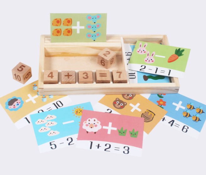 Children's arithmetic building block toys