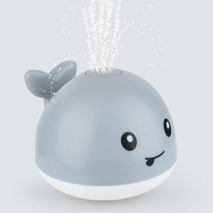 New Baby Bathroom Bath Electric Induction Whale Spray Small Toy