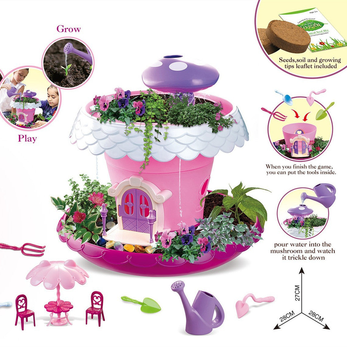 Fairy Garden Magic Cabin Play House