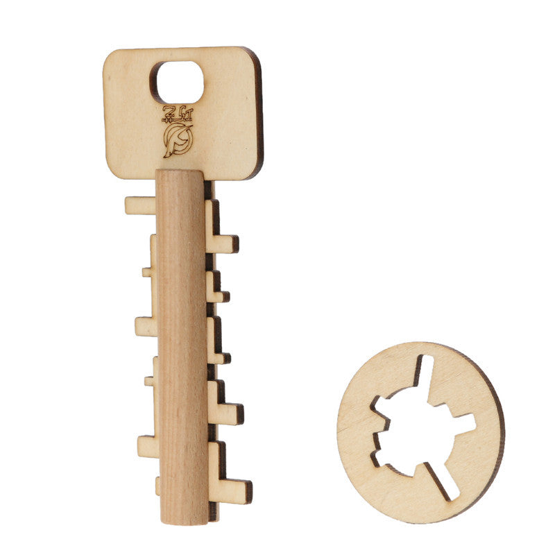 Bamboo Unlock Key Educational Toys