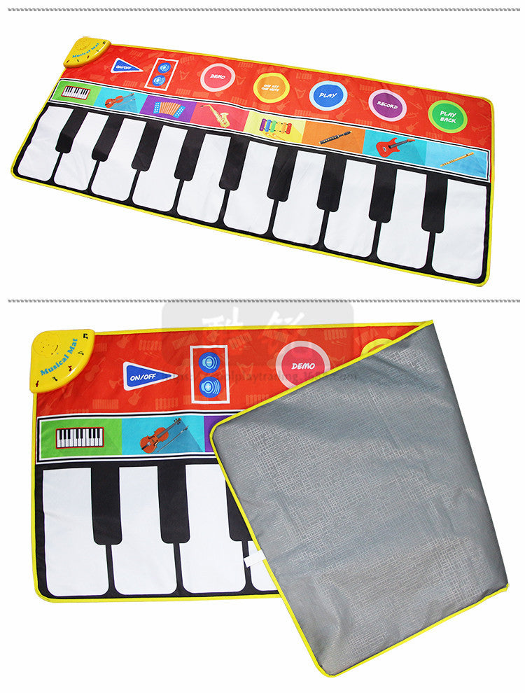 148 * 60cm children\'s super large piano music blanket baby dance