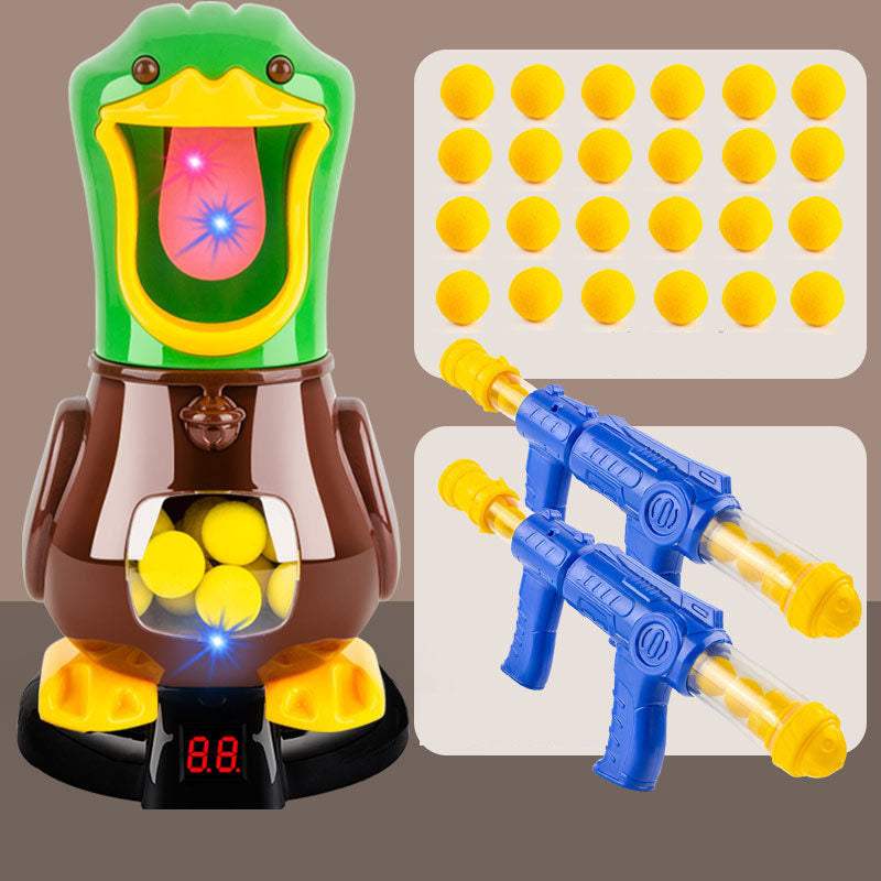 Interesting Soft Bullet Gun Score Target Duck Kids Shooting Toys