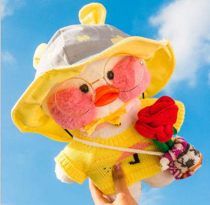 Lalafanfan Cafe Mimi Ins Hyaluronic Acid Duck Doll Plush Toy