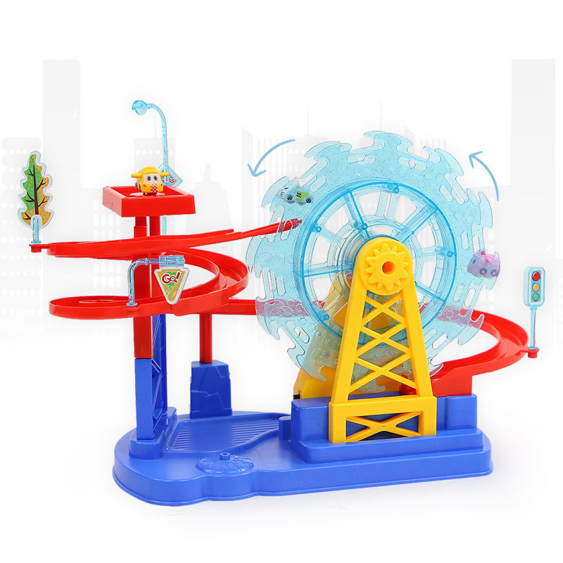 Electric Music Light Track Slide Children's Toys