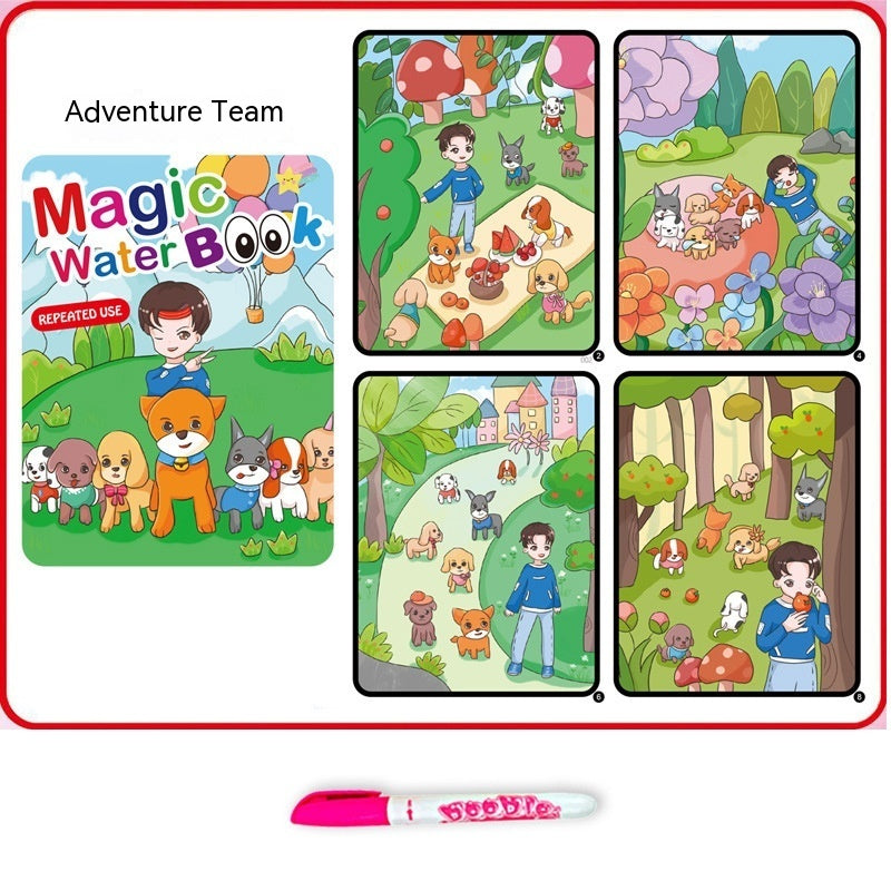 Children's Magic Boys Educational Water Picture Book