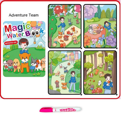 Children's Magic Boys Educational Water Picture Book