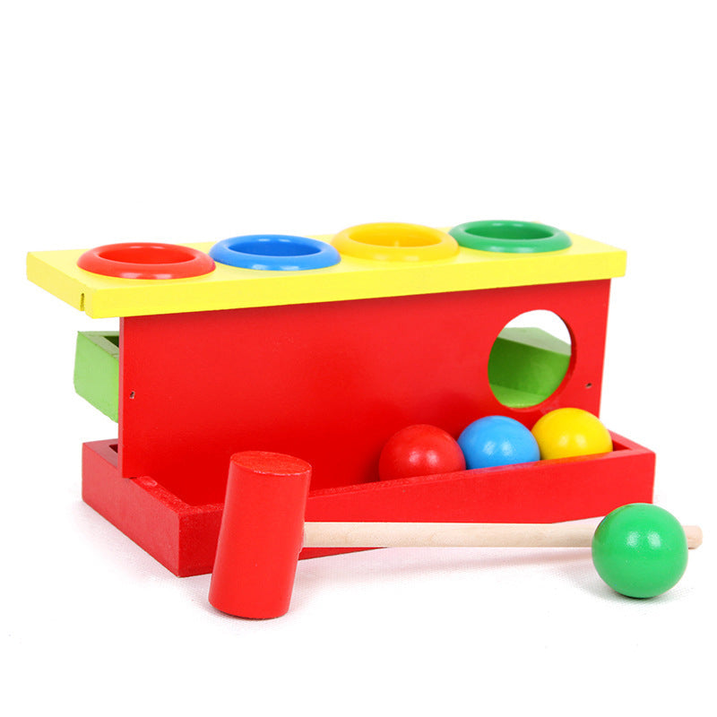 Children's wooden percussion toys