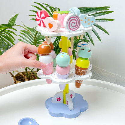 Ice Cream Dessert Cake Stand Simulation Play House Toys