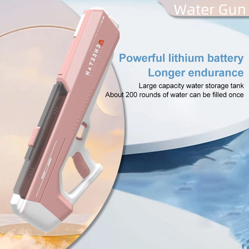 Fully Electric Water Gun Toy Swimming Pool Play Water Toys