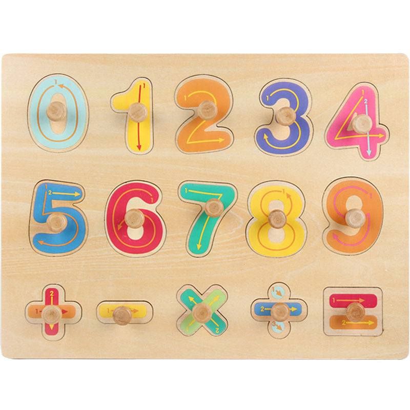 Children's wooden puzzle educational toys