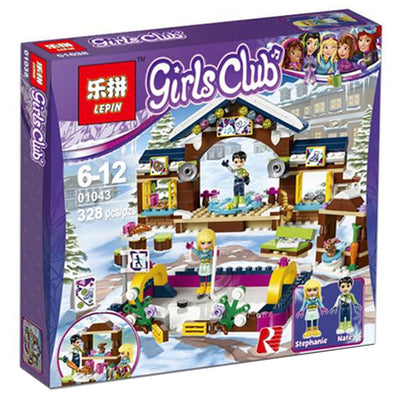 Goodfriends series ski resort ice rink assembled toy blocks 01043