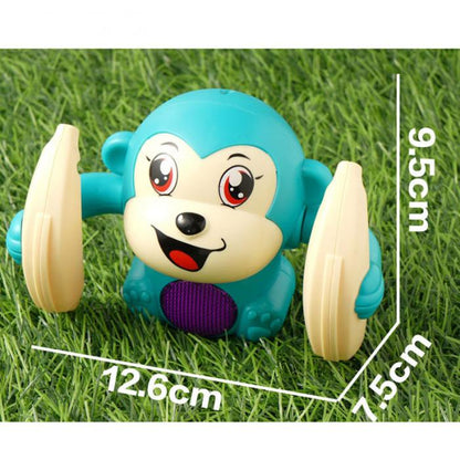 Baby Toys Electric Tumbling Monkey Light Music Puzzle Sound Tipping