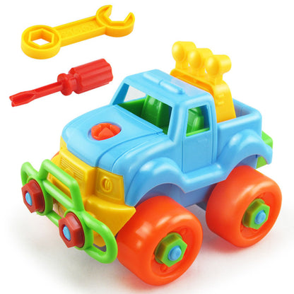 Children's plastic building block toys