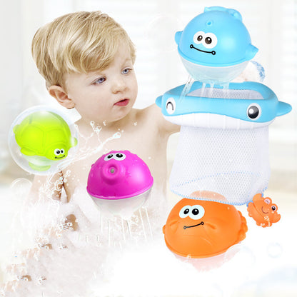 Kids Bath Toys Wall Suction Cup Marble Race Run Track Bathtub