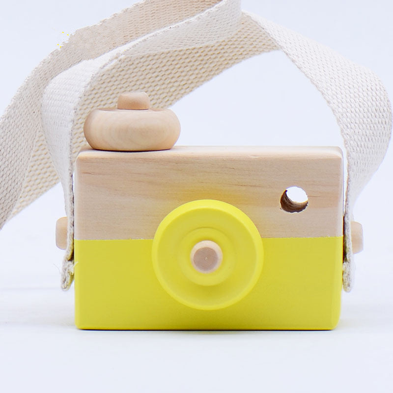 Cute Wooden Toys Camera Baby Kids