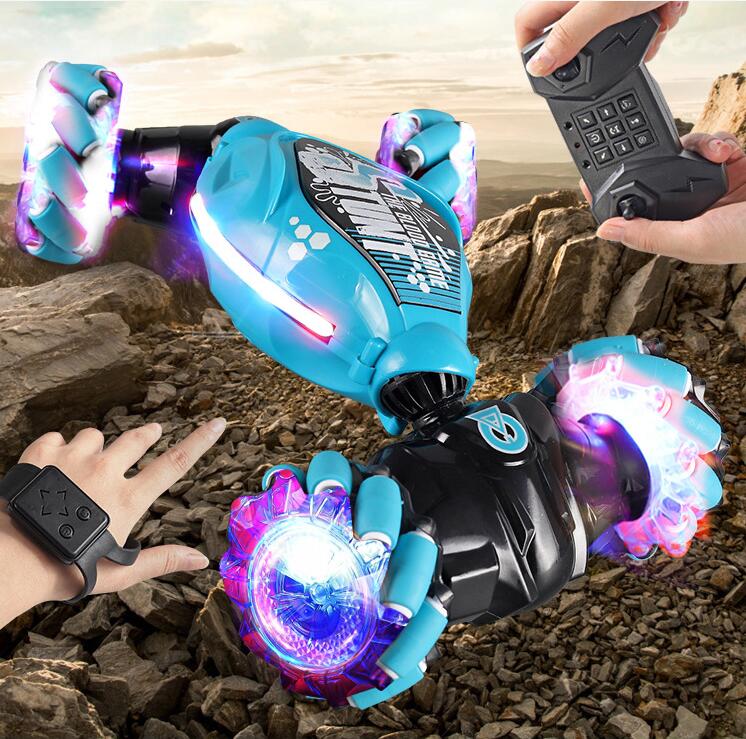 Gesture Sensing Twisting Rc Remote Control Toy Transforming Car