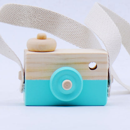 Cute Wooden Toys Camera Baby Kids