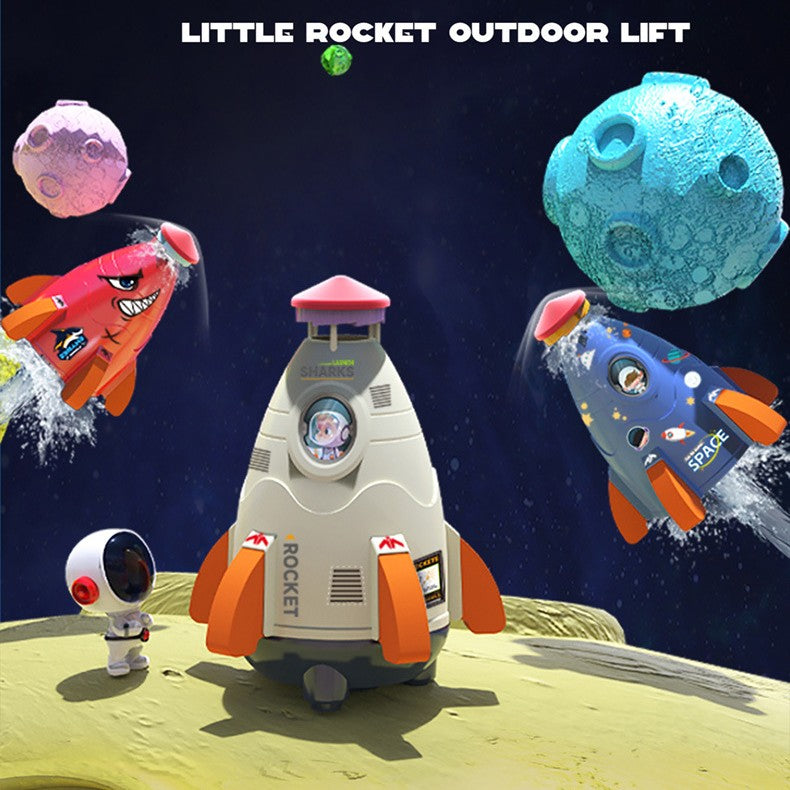 Kids Space Rocket Sprinkler Spinner – Children Toys Store