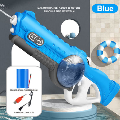 Automatic Suction Water Gun Full Toy Electric