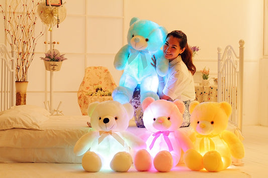 Creative Light Up LED Teddy Bear Stuffed Animals Plush Toy