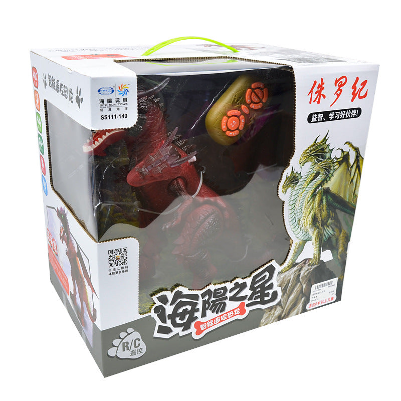 Remote control electric dinosaur toy