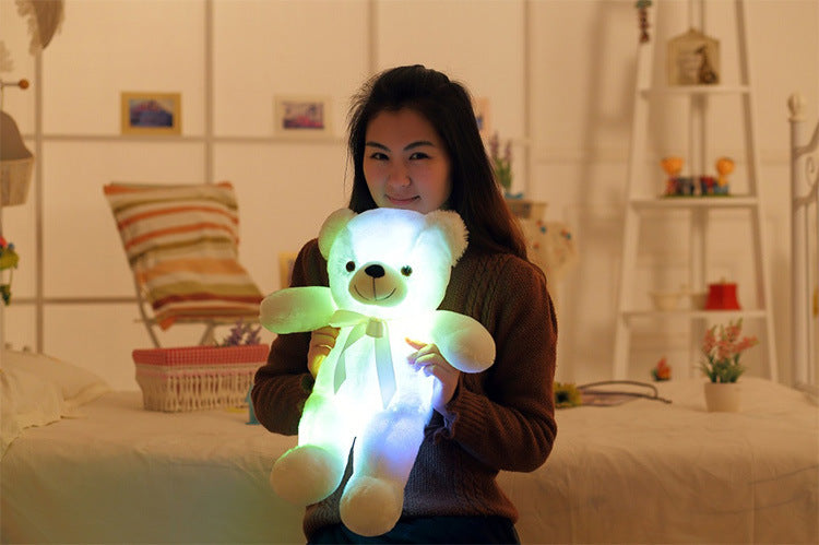 Creative Light Up LED Teddy Bear Stuffed Animals Plush Toy