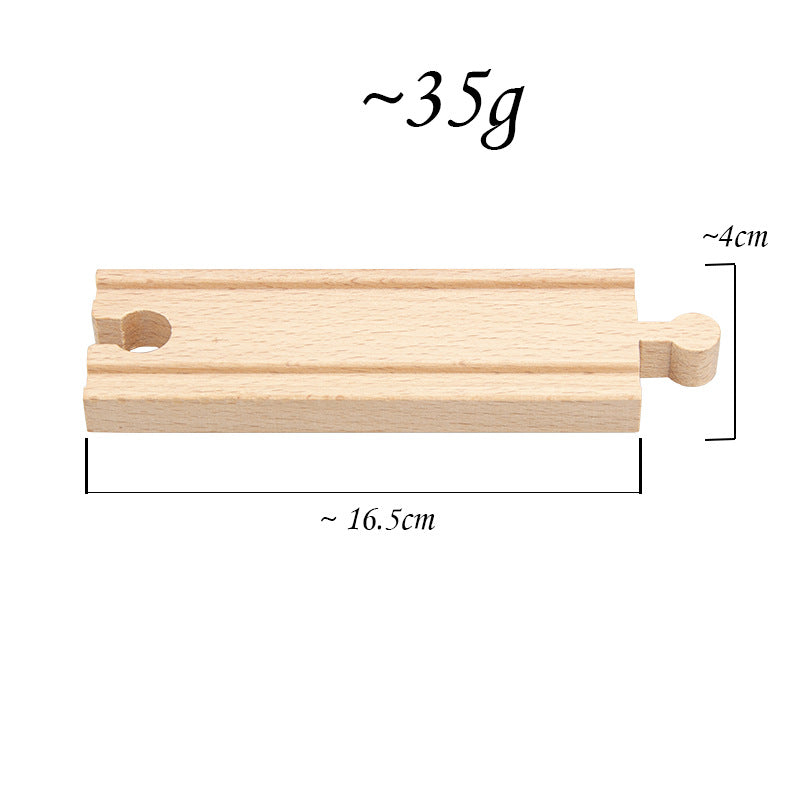 Beech Wood Track Train Toy Assembled