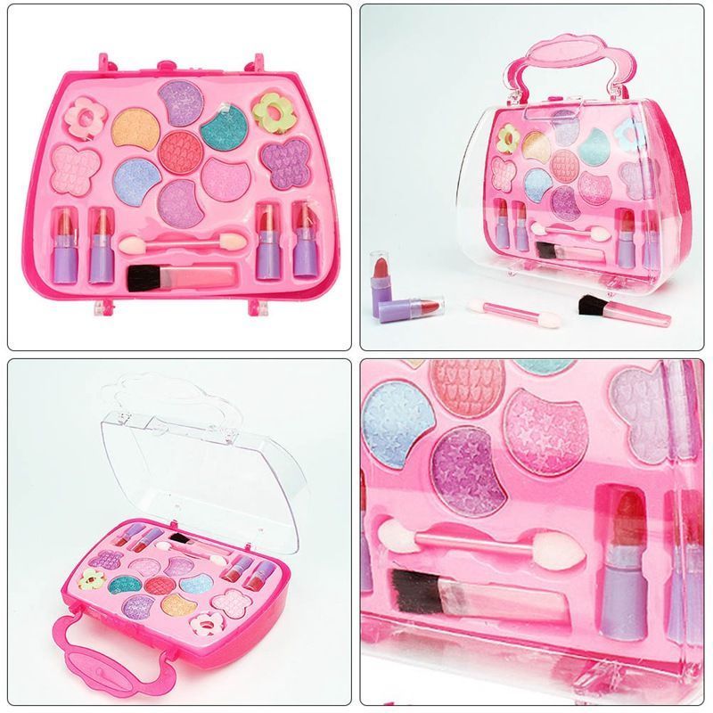 Play Girls Cosmetics Kit Makeup Set Preschool Kid Beauty Toy