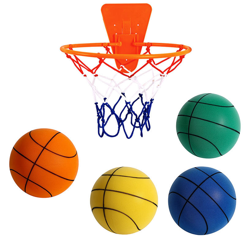 Silent High Density Foam Sports Ball Indoor Mute Basketball Soft