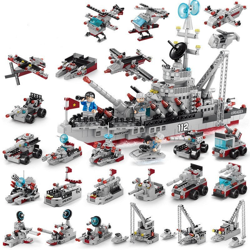 Military Series Puzzle Block Toys