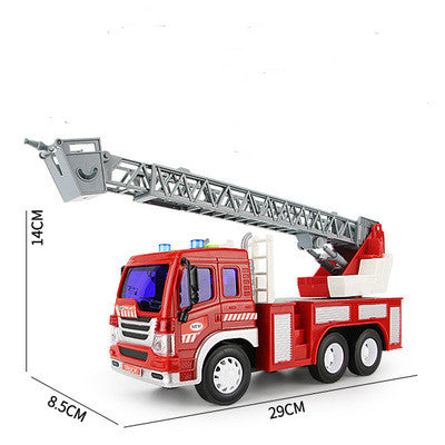 Large Disassembled Fire Truck Ladder Toy