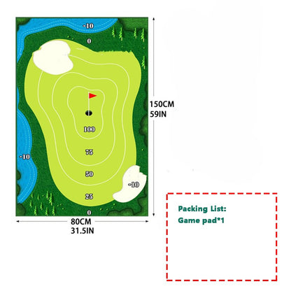 Golf Training Mat For Swing Parent-child Toys Ball Trace Directional Mat