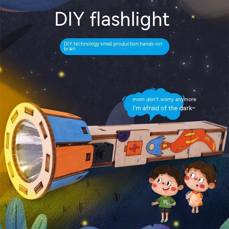 Children's Handmade DIY Flashlight Toys