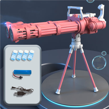 Super Big Double-Tube Bubble Gun Machine Outdoor Blowing Soap