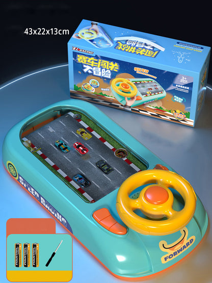 Children's Driving Simulation Toys Puzzle Electric Desktop Game Console