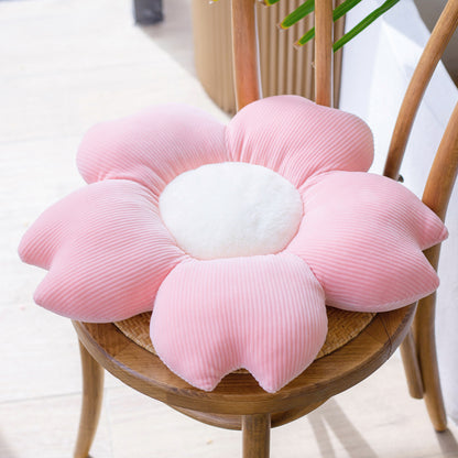 Small Daisy Flower Throw Pillow Cushion Floor Chair Cushion